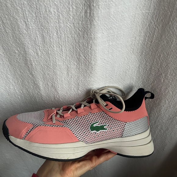 Lacoste Pink Tennis Or Pickleball Shoes nearly new - Picture 9 of 12